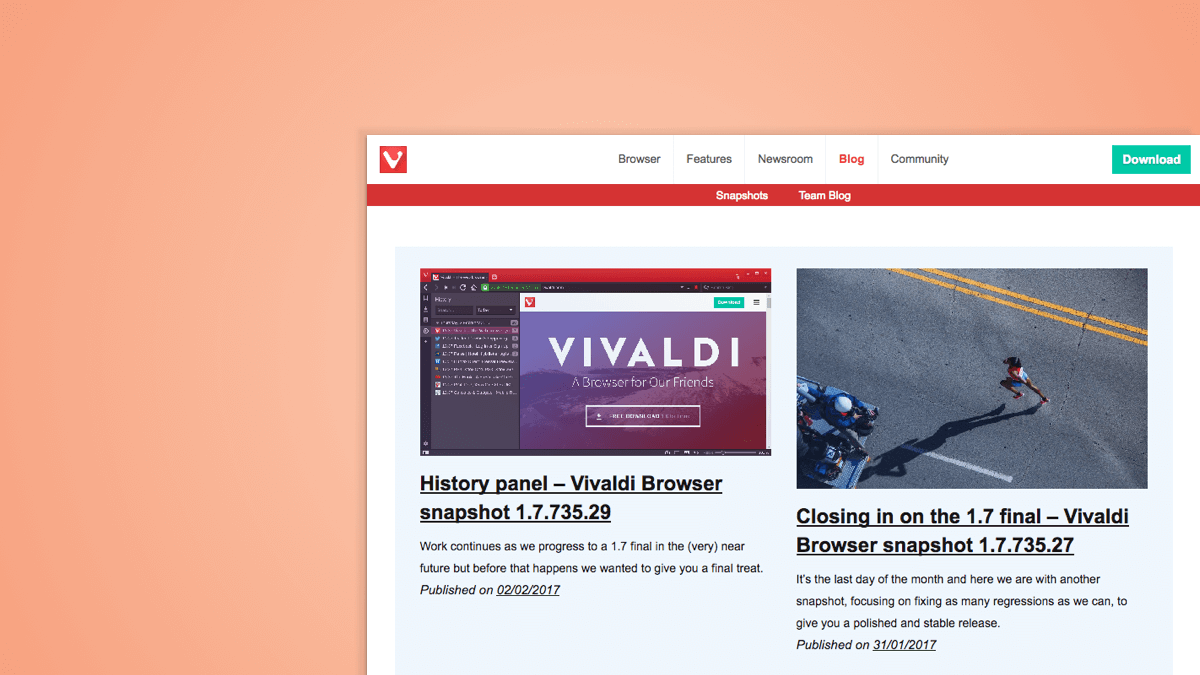 Vivaldi Blog gets a new look