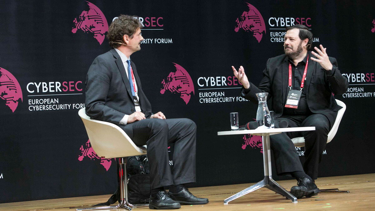 jon von tetzchner at the European Cybersecurity Forum 2017