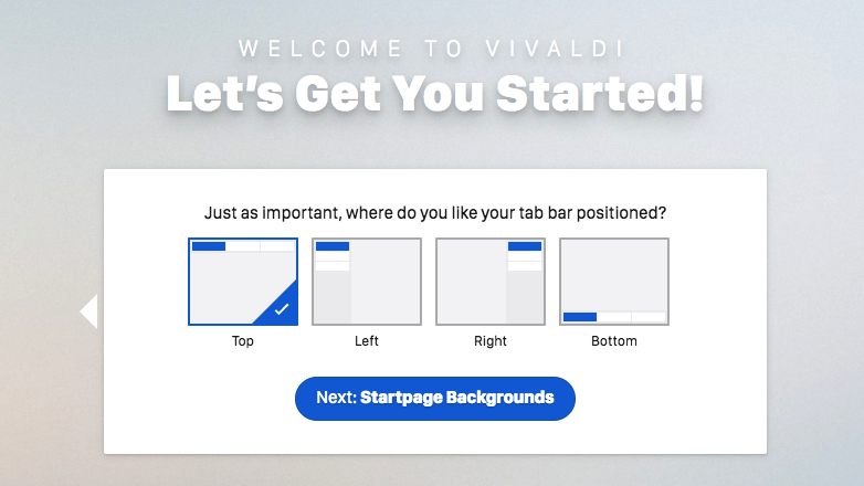 Tab positioning in Vivaldi