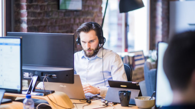 Man protects personal information online